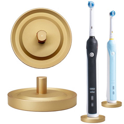 Brushed Aluminium Oral-B Electric Toothbrush Holder, Freestanding ...