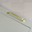 Brushed Brass Gold Cupboard Handle 160mm Strap Kitchen Cabinet Door Drawer Pull Bedroom Bathroom Wardrobe