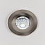 Brushed Chrome 10W LED Downlight - Warm & Cool White - Dimmable IP65 - SE Home