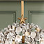 Brushed Gold Star Over Door Christmas Decoration Wreath Hanger Hook