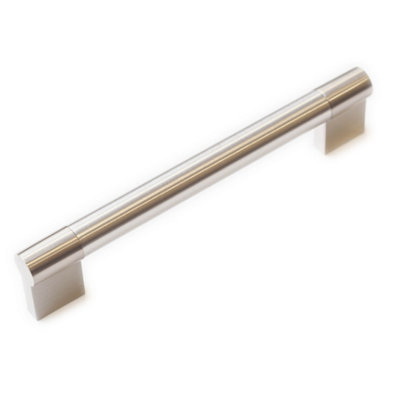 Brushed Nickel Keyhole Boss Bar Handle 160mm 16mm Bar Thickness Kitchen Cabinet Drawer Door Pull Silver Grey