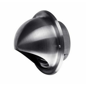 Brushed Stainless Steel Bull Nose 200mm