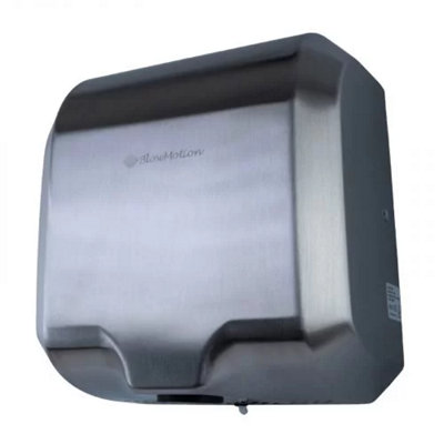 JetDry Brushed Nickel Plug-In Wall Hand Dryer ADJUSTABLE Air  Speed/Temperature