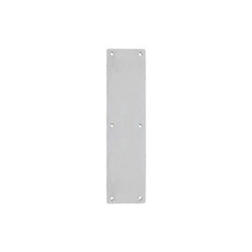 Brushed Stainless Steel Push Plate Door Protection(300 x 75mm)