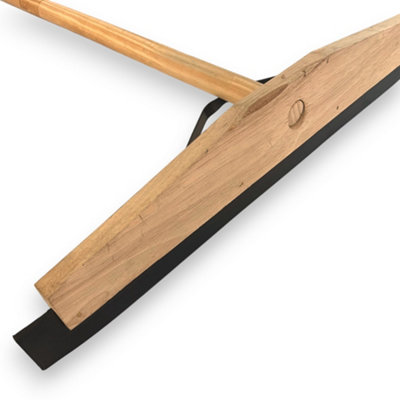 Brushware Floor Squeegee 24 Inch Wide Complete With 48 Inch Handle and ...