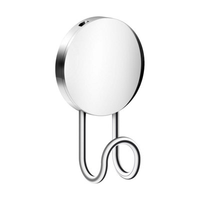 BSLAGSBODEN - Single hook, Self-adhesive, Polished chrome, Height 90 mm Price Comparisons | Compare The Build