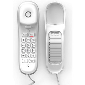 BT Duet 210 Corded Telephone, White