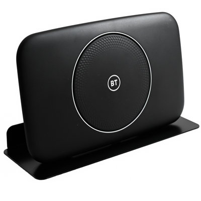 BT Router Wall Mount Shelf for BT Smart Hub 2 wifi Router Black Steel UK Manufactured