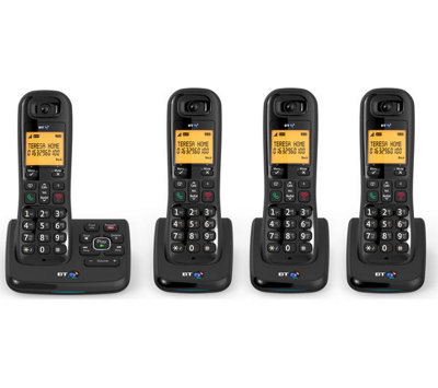BT XD56 Cordless Dect Phone - Quad Set With Answerphone Price Comparisons | Compare The Build