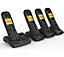 BT XD56 Cordless Dect Phone - Quad Set With Answerphone