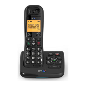 BT XD56 Cordless Single Dect Phone With Answer Phone