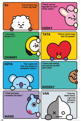 BT21 Compilation 61 x 91.5cm Maxi Poster | DIY at B&Q