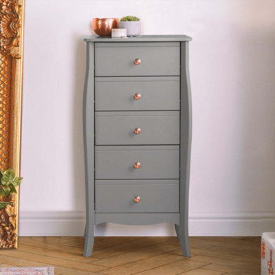 Tall gray dresser discount