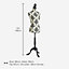 BTFY Mannequin Female, Dressmakers Tailors Dummy w/2 Removable Covers, UK Size 8/10 Decorative Dress Form Body w/Adjustable Height