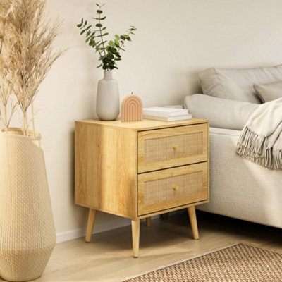 Beautify rattan deals bedside table