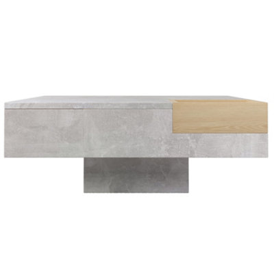 BTM Coffee Table 72x72x30cm, Living Room Side Table with Removable ...