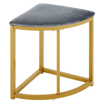 BTM Modern Metal Frame Round Marble Dining Table Set (5 pcs) with 4 ...
