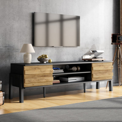 BTM TV Stand 175 X 39.5 X 53 cm for up to 70 Inch TV, TV Cabinet with 2 ...