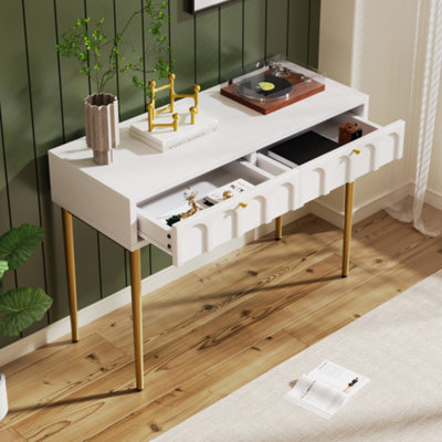 green emerald velvet dress Amazon.com: KDCAS Vanity Desk with Mirror and Lights| 39" Beige Modern  Makeup Vanity Set with Drawers & Adjustable Chair| White and Gold Dressing  Table for Small Spaces & Bedroom : Home &