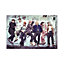 BTS Group Bed Poster Multicoloured (One Size)