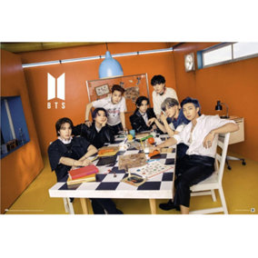 BTS Superstars Poster Multicoloured (61cm x 91cm)