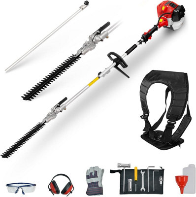 BU-KO 52cc Long Reach Petrol Hedge Trimmer and 75cm Extension Pole