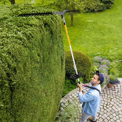 BU-KO 52cc Long Reach Petrol Hedge Trimmer and Pruner Saw with 3X