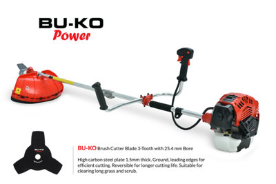 Petrol strimmer with metal blade discount