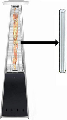 BU-KO Glass Tube Replacement for Pyramid Gas Heater