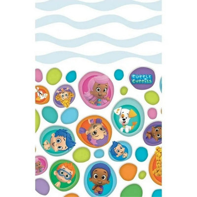 Bubble Guppies Plastic Characters Party Table Cover Multicoloured (One Size)