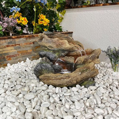 Bubbling Brook - New Version Solar Powered Water Feature