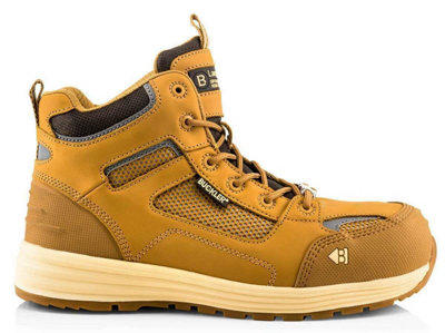 Buckbootz Baz S1P honey ESD composite toe/midsole safety work boot