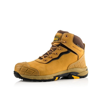 Buckbootz Tradez Blitz Tan Safety Work Boot Lightweight Waterproof S3 Size 7