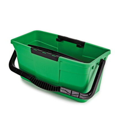 Bucket Window & Car Cleaner 12Ltr MultiUse With Inbuilt Storage Shelves for Window Squeegees & Glass Washers Bucket by UNGER