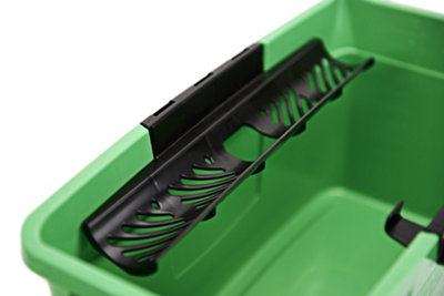 Bucket Window & Car Cleaner 12Ltr MultiUse With Inbuilt Storage Shelves for Window Squeegees & Glass Washers Bucket by UNGER