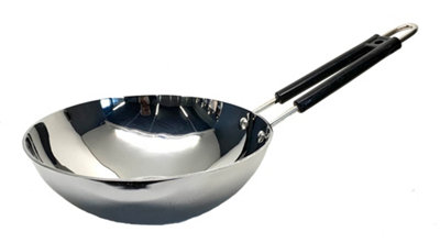 Buckingham 21cm Premium Stainless Steel Sauté Pan for Professional Cooking and Home Use