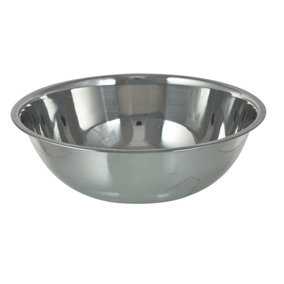 Buckingham Deep Salad Mixing Bowl Premium Stainless Steel for Mixing, Serving, and Food Preparation (55 cm)