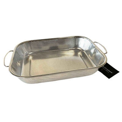 Buckingham Fine Mesh Rectangular Serving Fry Basket 6.5 cm
