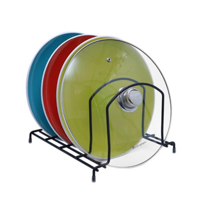 Buckingham Kitchen Organising Baking Tray Chopping Board Rack , Black , High End Premium Quality