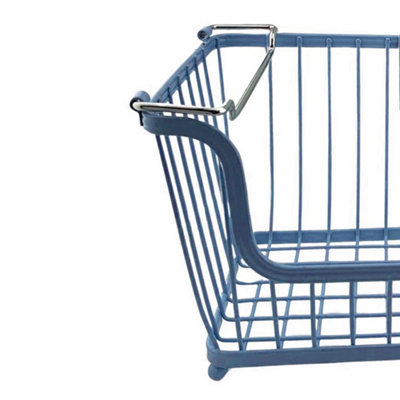 Buckingham Multi-Purpose Stackable Storage Organising Basket 30.5 x 16 ...