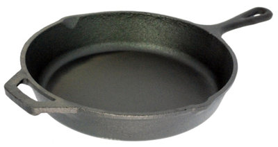 Buckingham Pre Seasoned Cast Iron Skillet 27 cm