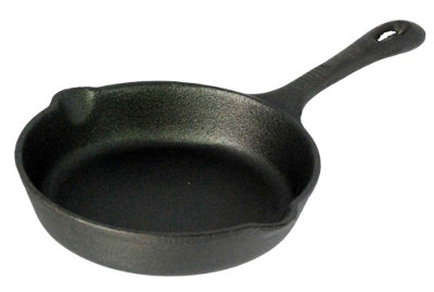 Buckingham Pre Seasoned Cast Iron Skillet Frying Pan 16.5 cm