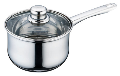 Buckingham Premium Induction Stainless Steel  Saucepan 16 cm / 2 L