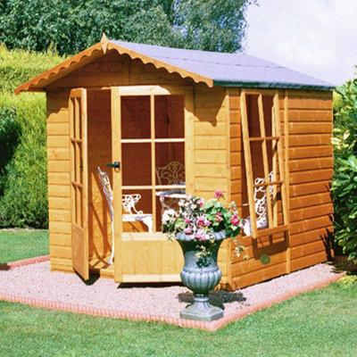 Buckingham Shiplap Summerhouse Garden Sun Room Approx 7 x 7 Feet