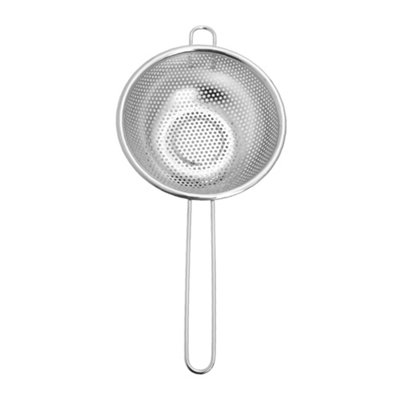 Buckingham Stainless Steel Micro-perforated Deep Colander / Strainer 16.5 cm Long Handle