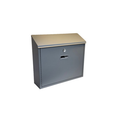 Buckingham Wall Mounted Large Steel Lockable Mail Post Letter Box ...