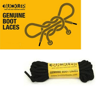 Buckler Boots Black BLCE-BK Work Boot Laces One Pair 139cm 55"