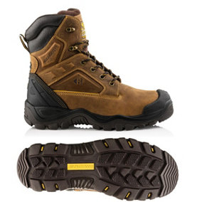 Buckler Boots Buckshot 2 Safety Work Boot Leather Waterproof High Leg UK Size 10