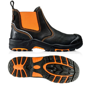 Buckler Boots BuckzViz High Viz Orange Dealer Safety Work Boots UK Sizes 12