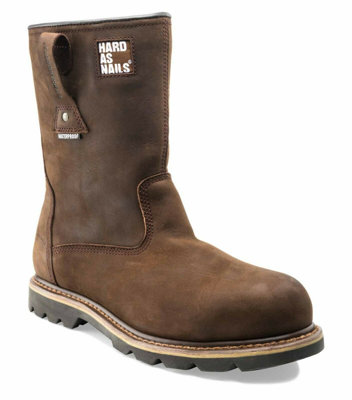 Buckler Brown Waterproof Rigger Safety Boots UK Size 11